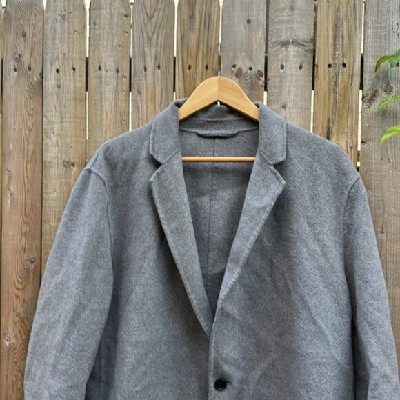AllSaints Hanson Gray Wool Jacket - Picture 9 of 14